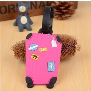 New pretty  pink luggage tag